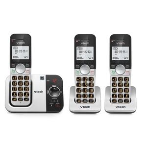 VTech‎ VG232-3 Cordless Phone 3 Handset Answering Machine Big Button CID